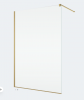 Ronal Sanswiss Easy Black Ścianka prysznicowa Walk-in 90x200 cm profile złoto szczotkowane szkło przezroczyste Aquaperle STR4P0901307